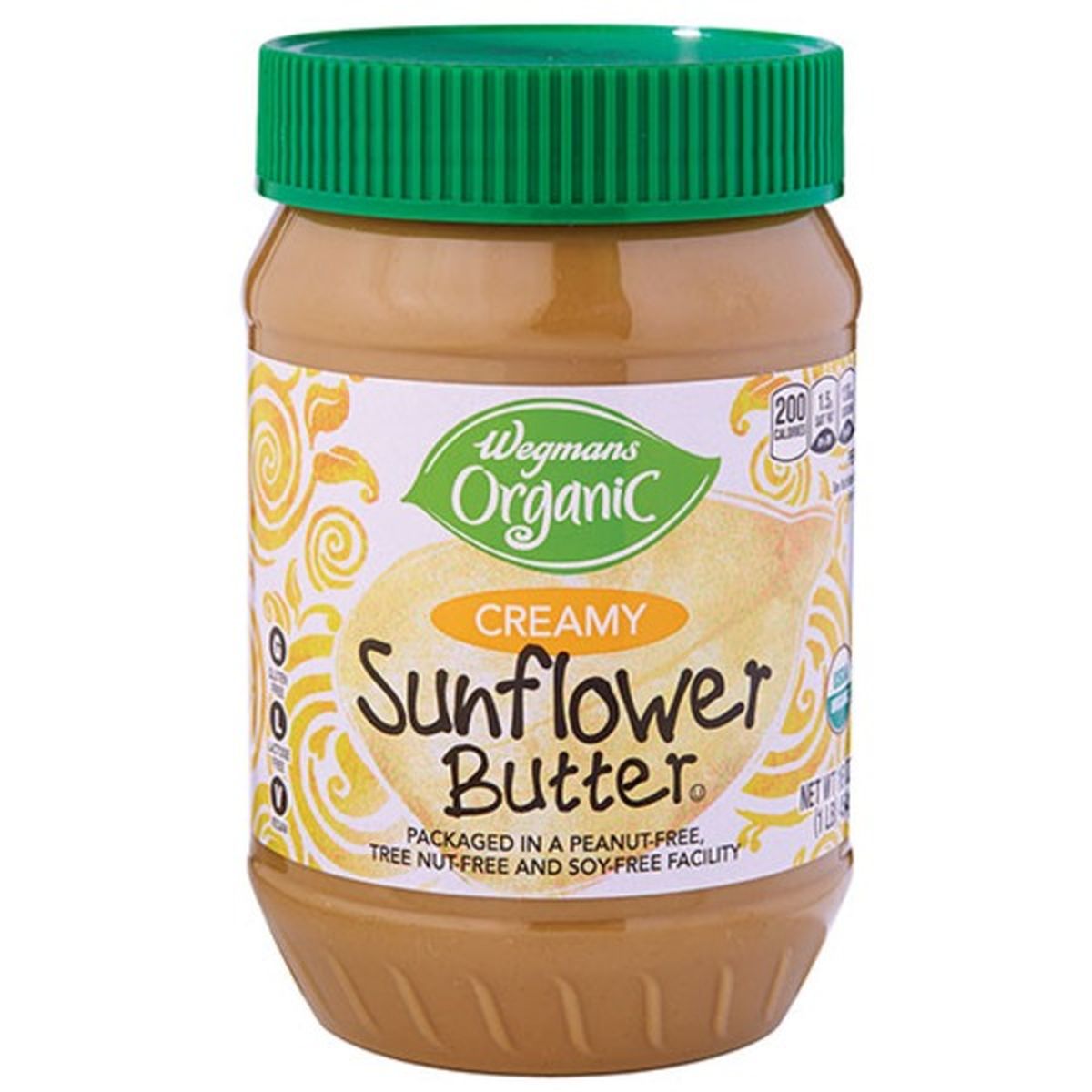 Calories in Wegmans Organic Creamy Sunflower Seed Butter