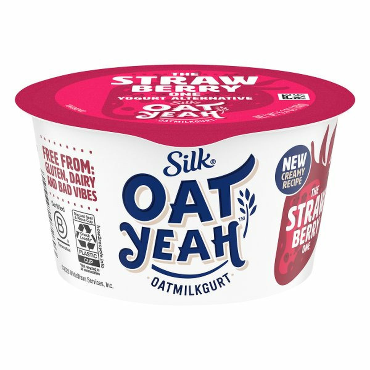 Calories in Silk Oat Yeah Oatmilkgurt, The Strawberry One