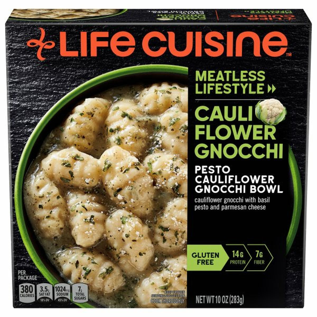 Calories in Lean Cuisine Cauliflower Gnocchi Bowl, Pesto