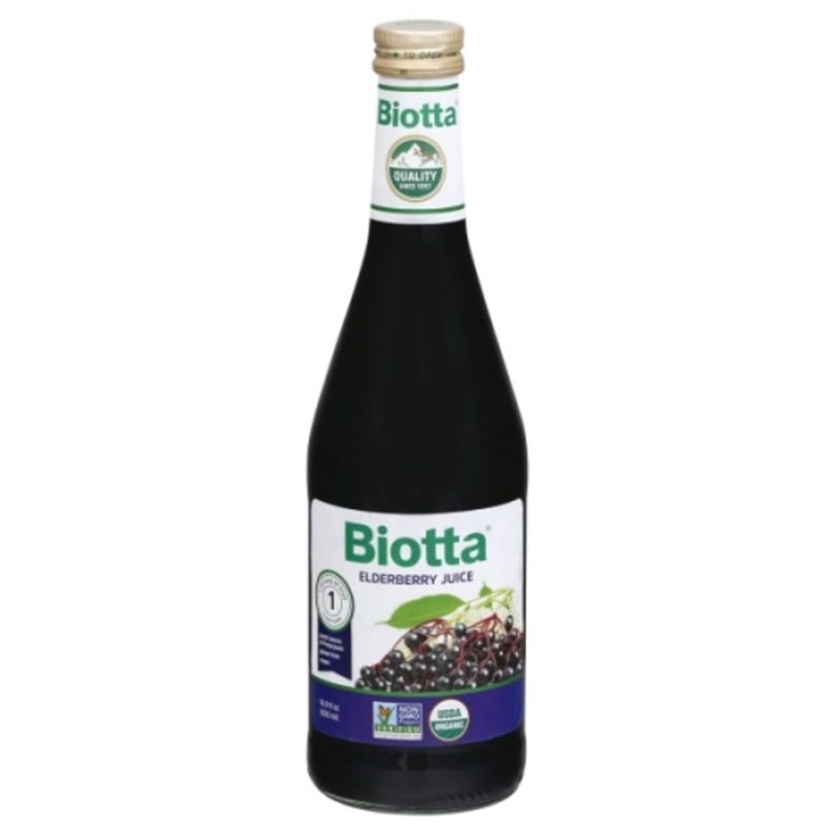 Calories in Biotta Juice, Elderberry