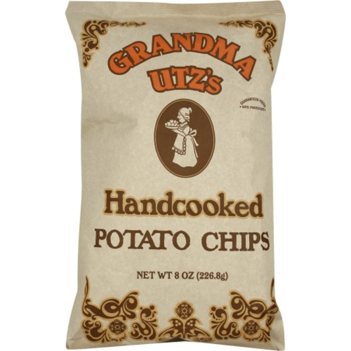 Calories in Grandma Utz's Potato Chips, Handcooked