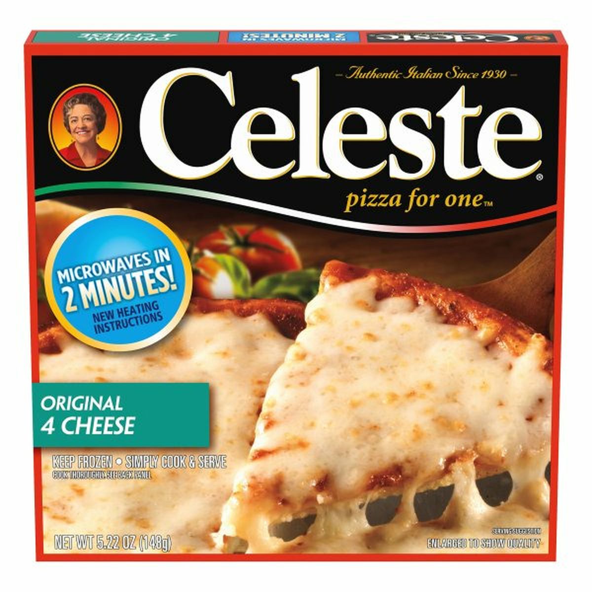 Calories in Celeste Pizza, Original 4 Cheese
