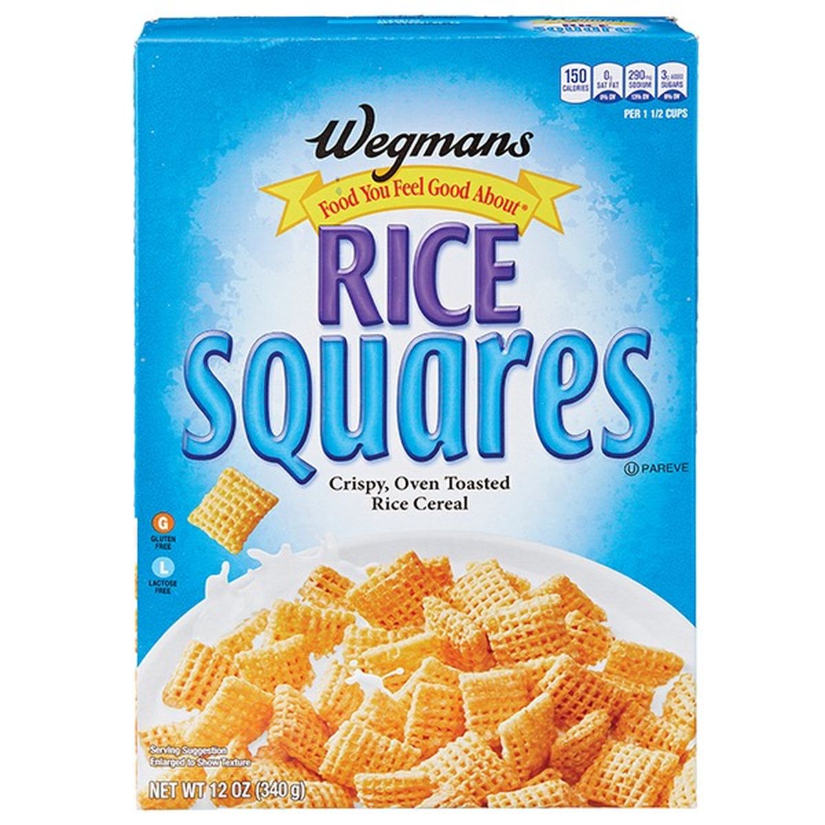 Calories in Wegmans Rice Squares Cereal