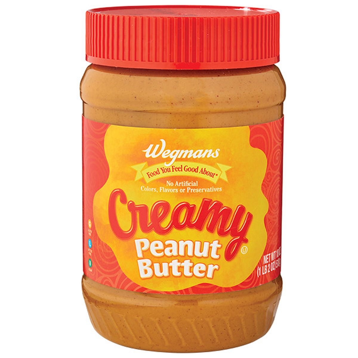 Calories in Wegmans Creamy Peanut Butter