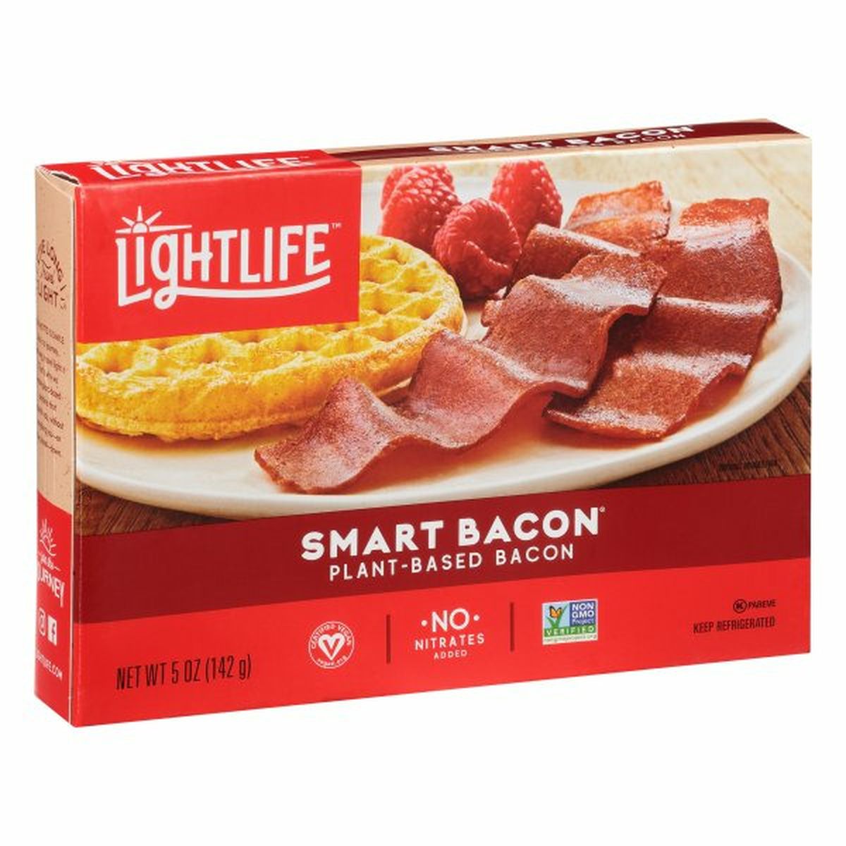 Calories in Lightlife Smart Bacon Bacon, Plant-Based