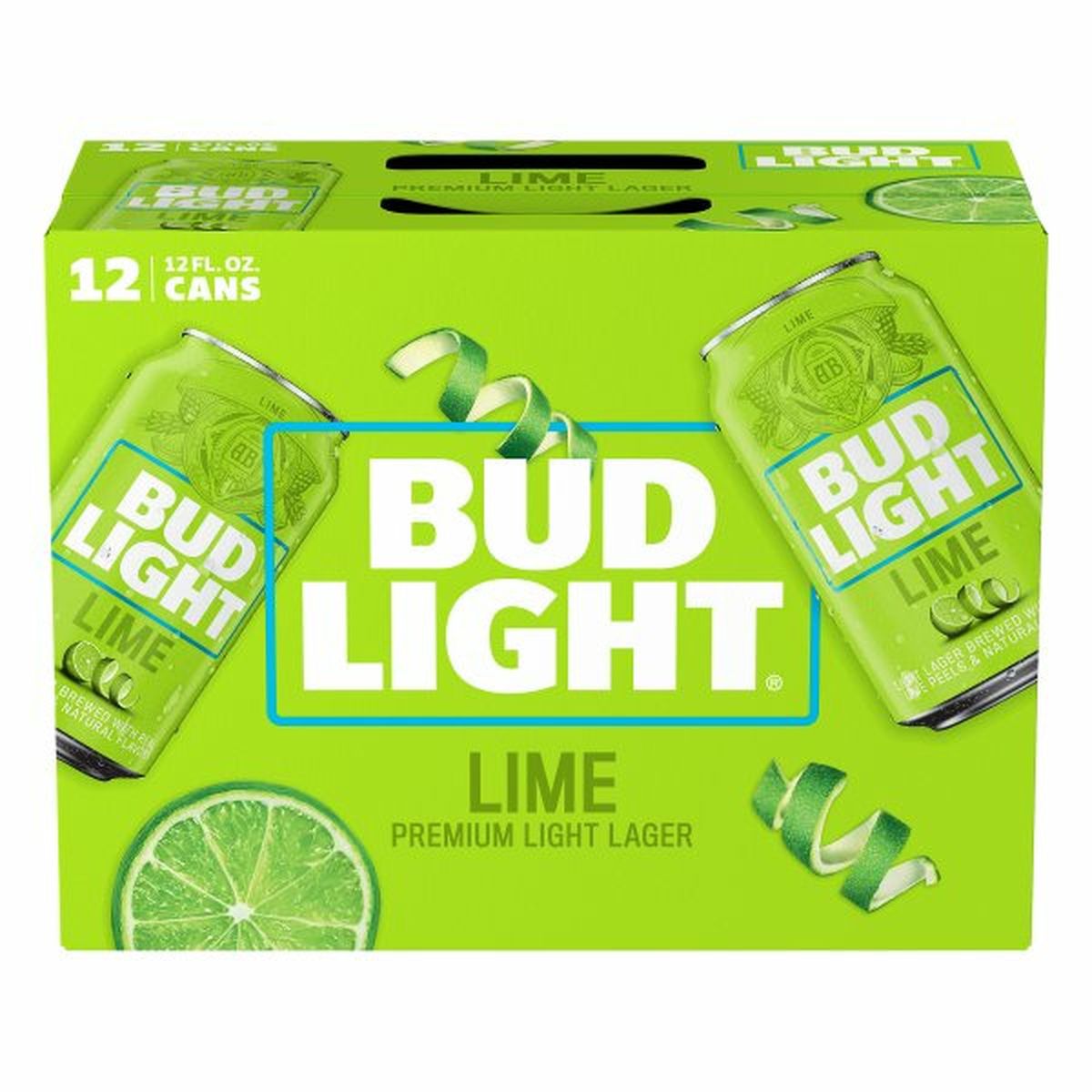 Calories in Bud Light Lime Lager 12/12 oz cans