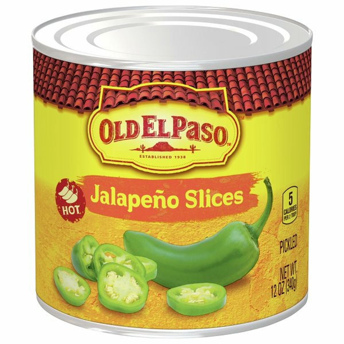 Calories in Old El Paso Jalapeno Slices, Hot
