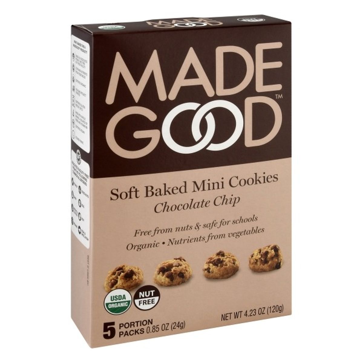 Calories in Made Good Mini Cookies, Chocolate Chip, Soft Baked