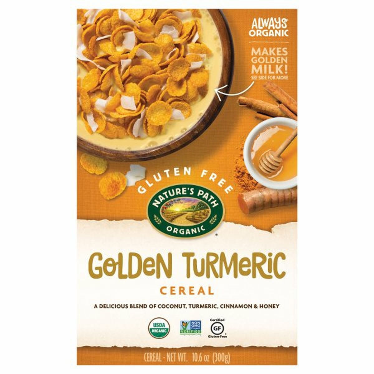 Calories in Nature's Path Cereal, Golden Turmeric