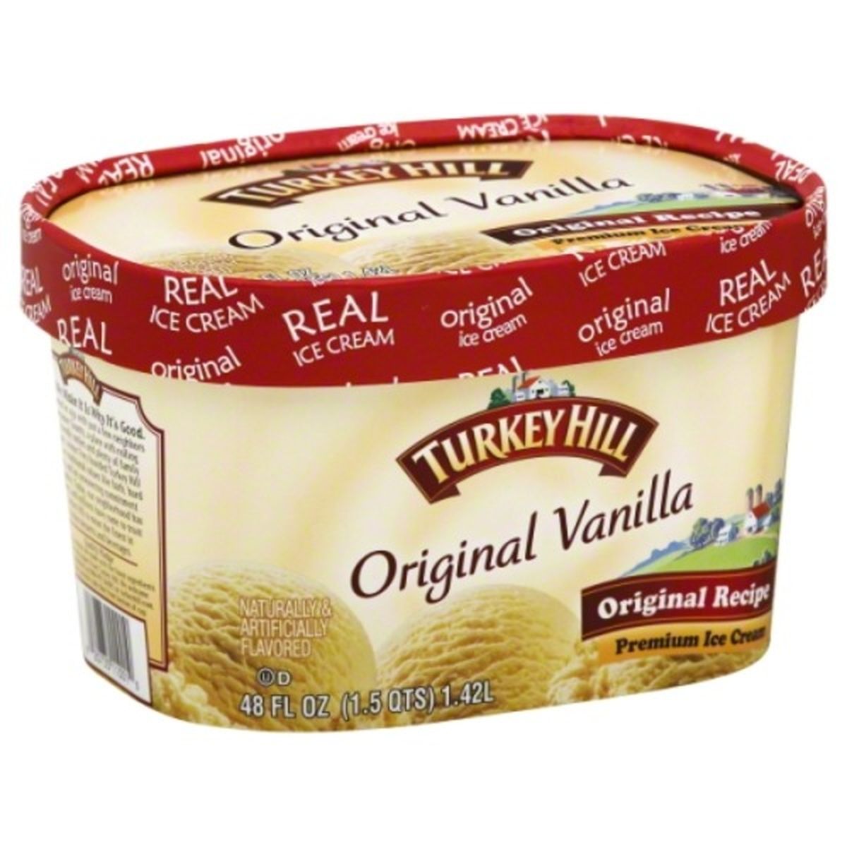 Calories in Turkey Hill Ice Cream, Premium, Original Vanilla