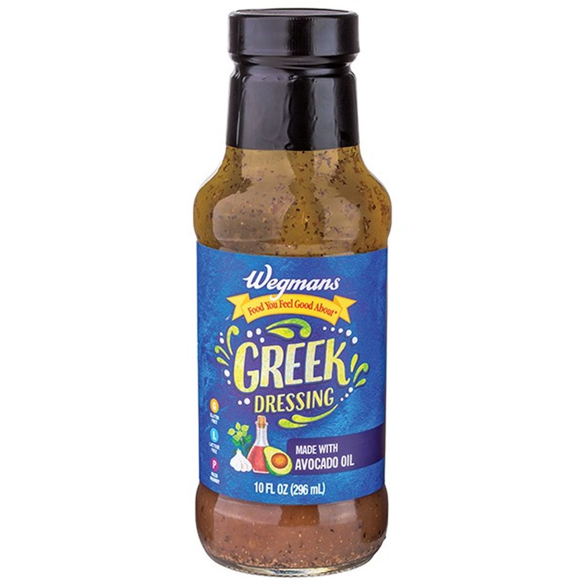 Calories in Wegmans Dressing, Greek, Made with Avocado Oil