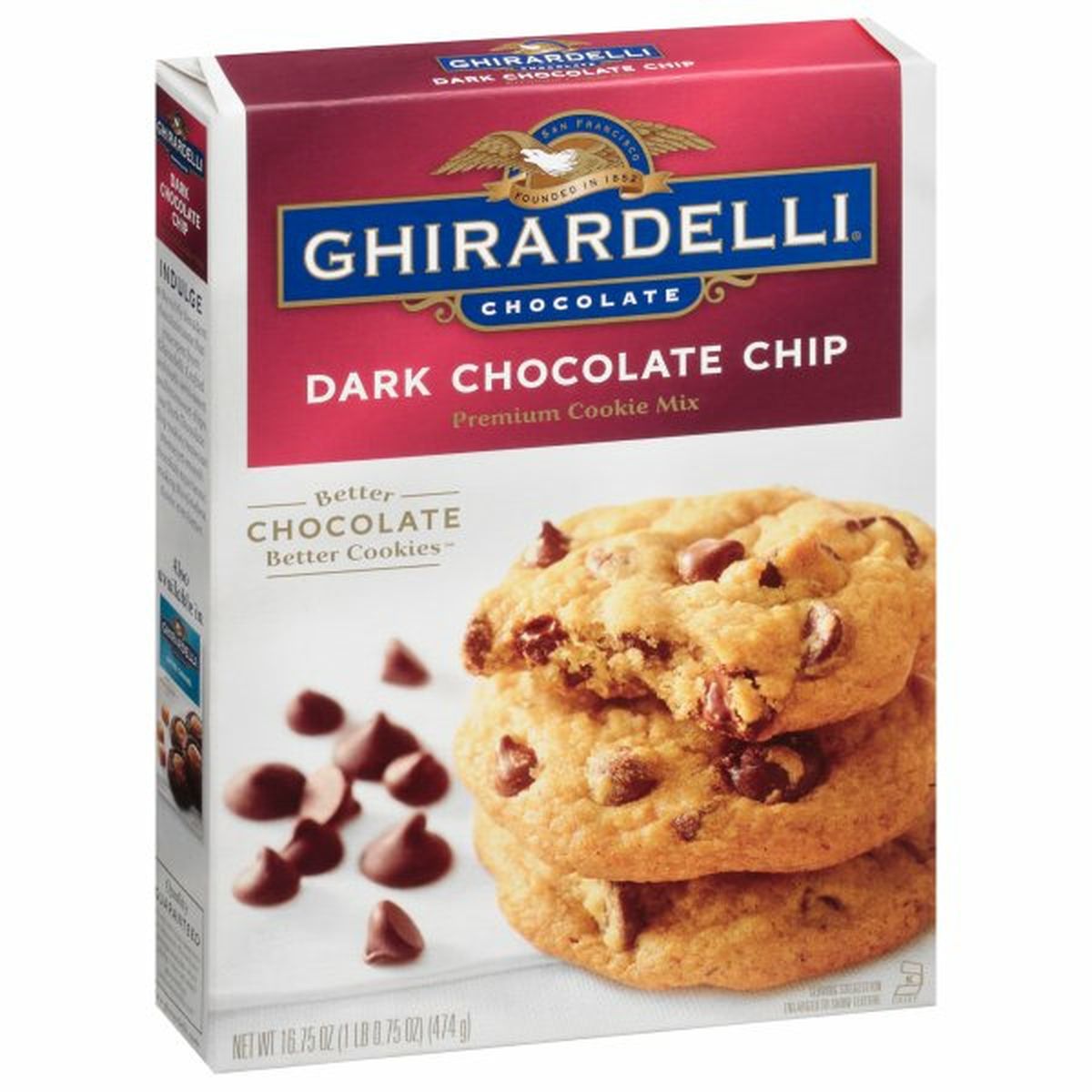 Calories in Ghirardelli Cookie Mix, Dark Chocolate Chip
