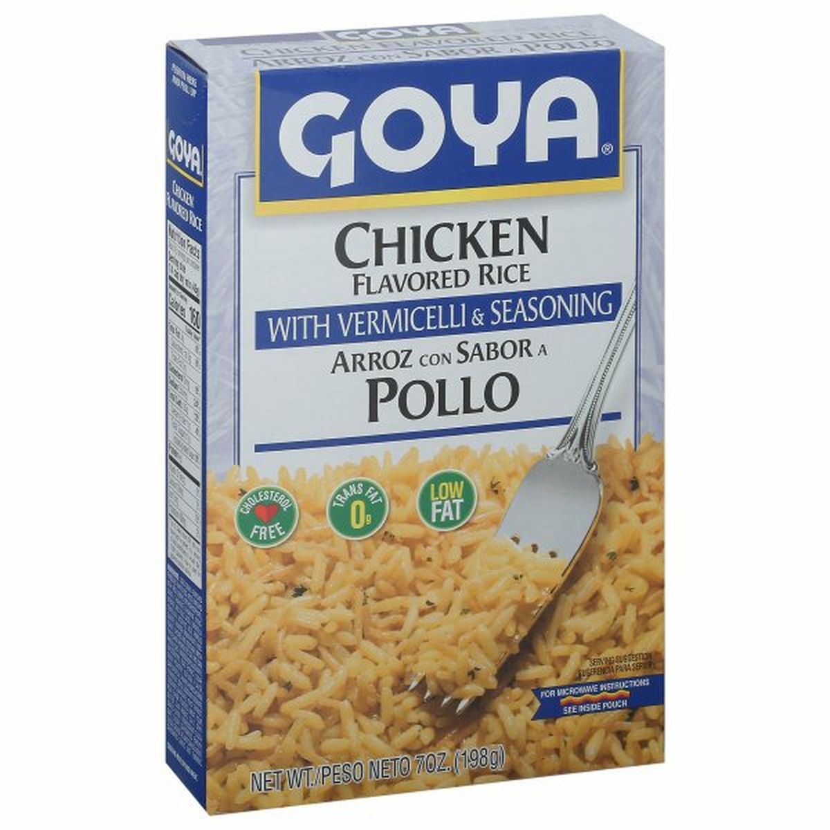 Calories in Goya Rice with Vermicelli & Seasoning, Chicken Flavored