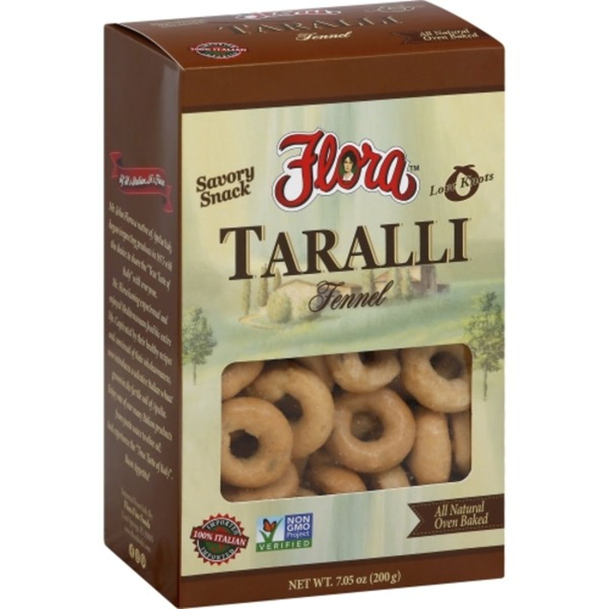 Calories in Flora Taralli, Fennel, Love Knots