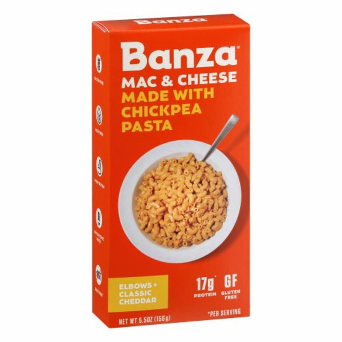 Calories in Banza Mac & Cheese, Made with Chickpea Pasta