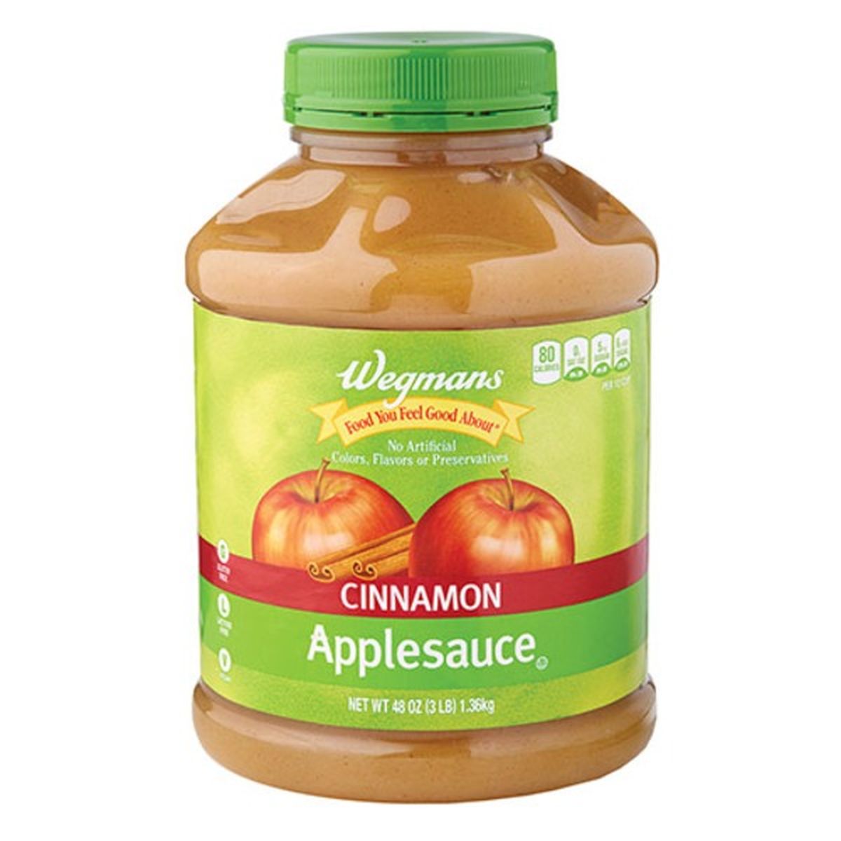 Calories in Wegmans Cinnamon Applesauce