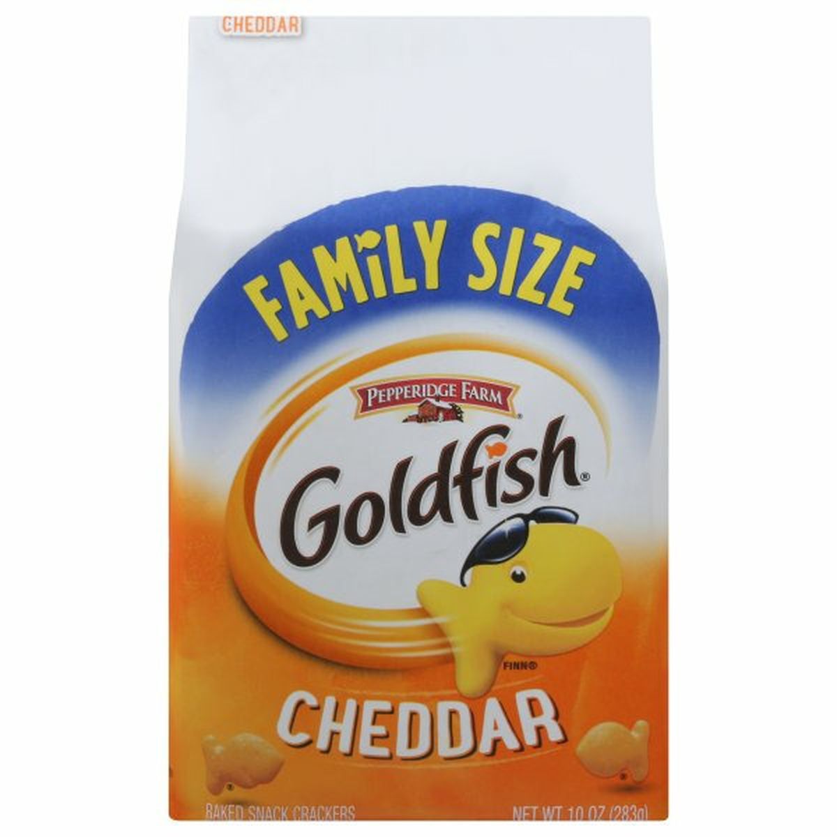 Calories in Pepperidge Farms  Goldfishs Snack Crackers, Baked, Cheddar, Family Size