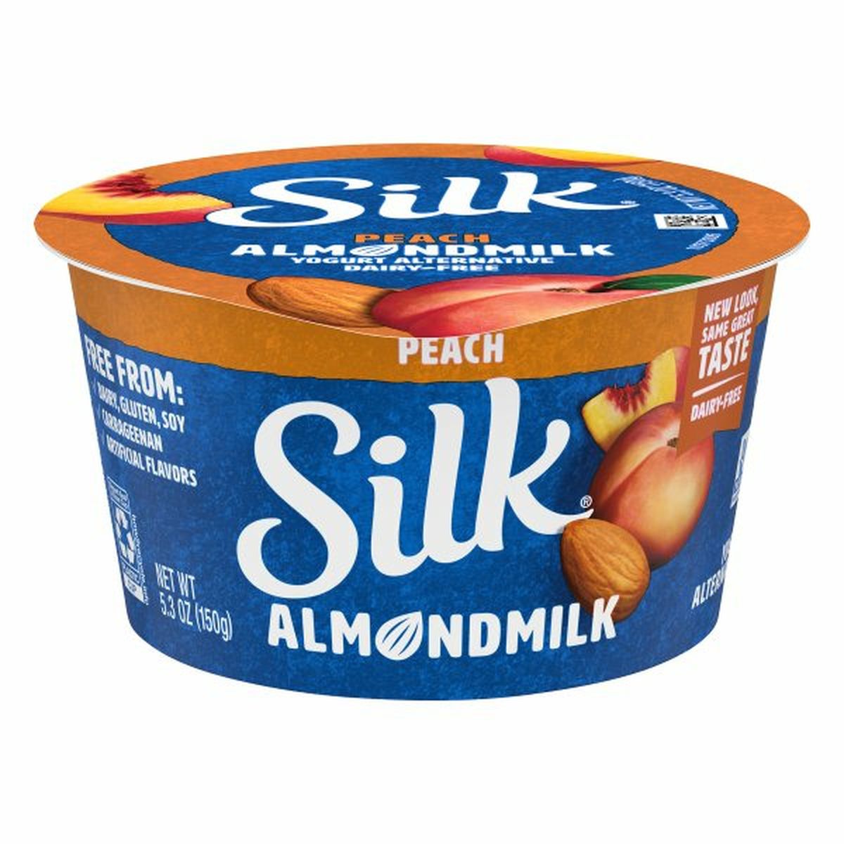 Calories in Silk Yogurt Alternative, Peach, Almondmilk