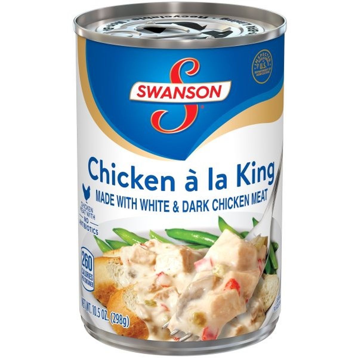 Calories in Swansons Chicken a la King Made with White Meat Chicken