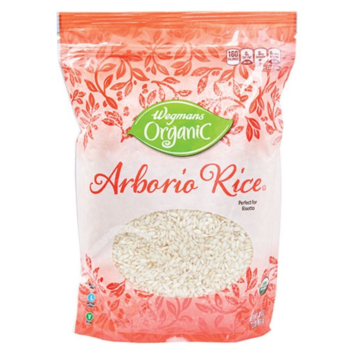 Calories in Wegmans Organic Arborio Rice