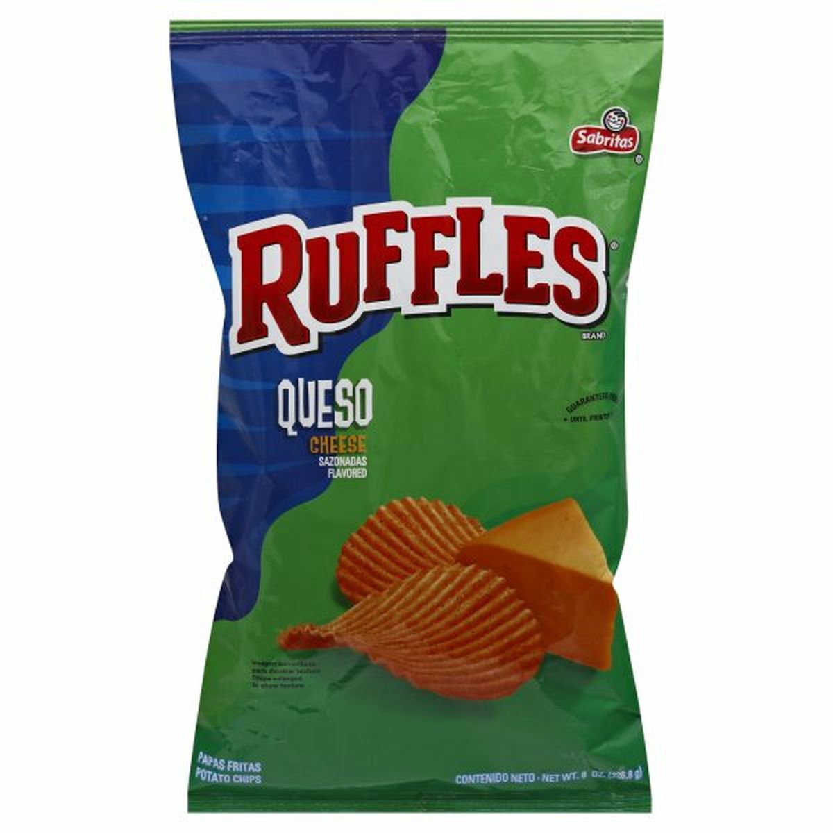 Calories in Ruffles Potato Chips, Cheese Flavored