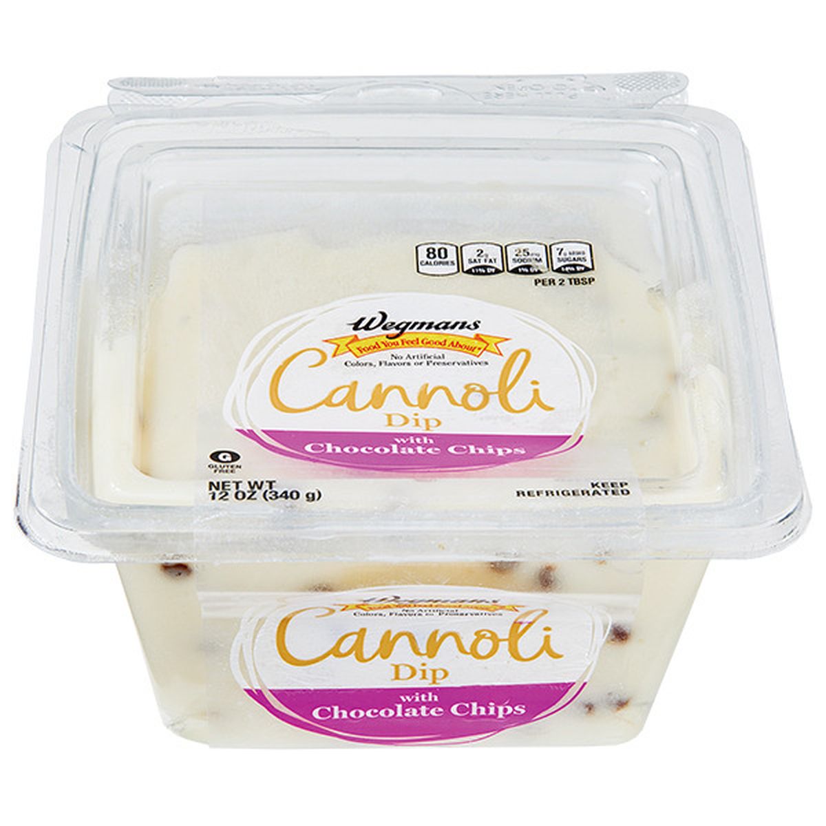 Calories in Wegmans Cannoli Dip with Chocolate Chips
