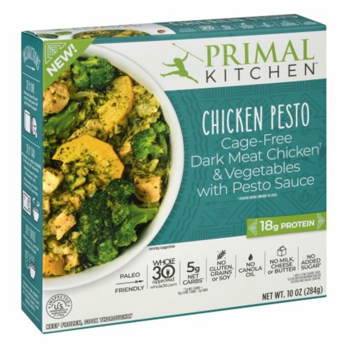 Calories in Primal Kitchen Chicken Pesto