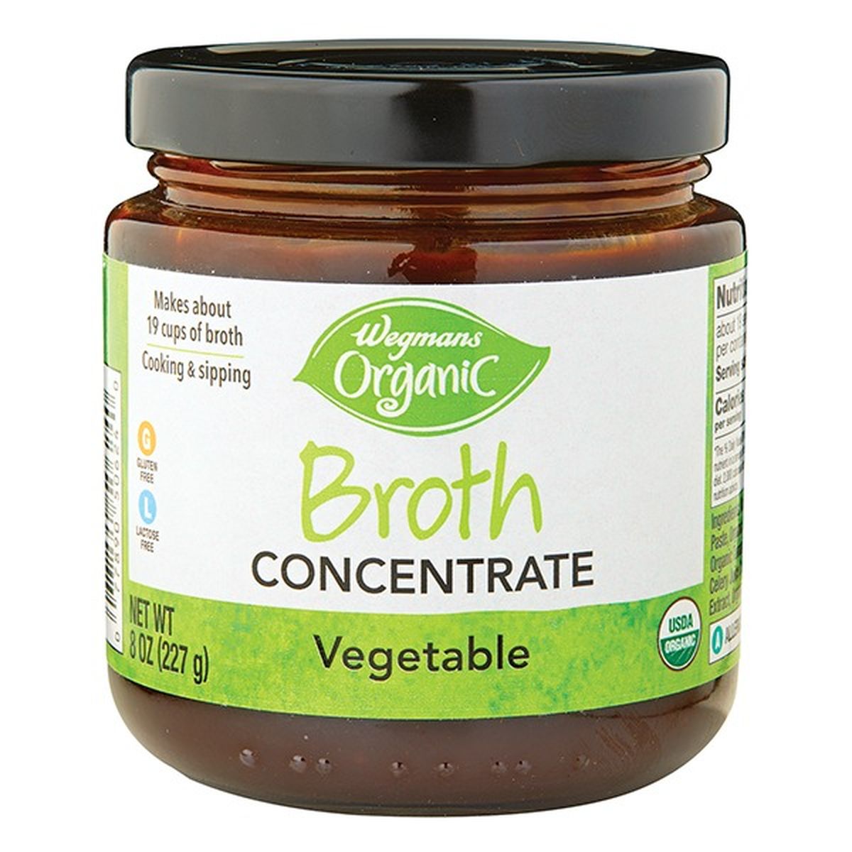 Calories in Wegmans Organic Vegetable Broth Concentrate