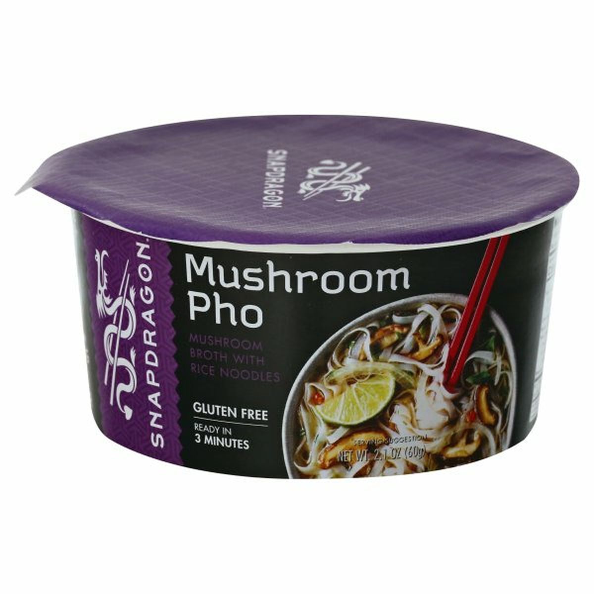 Calories in Snapdragon Mushroom Pho