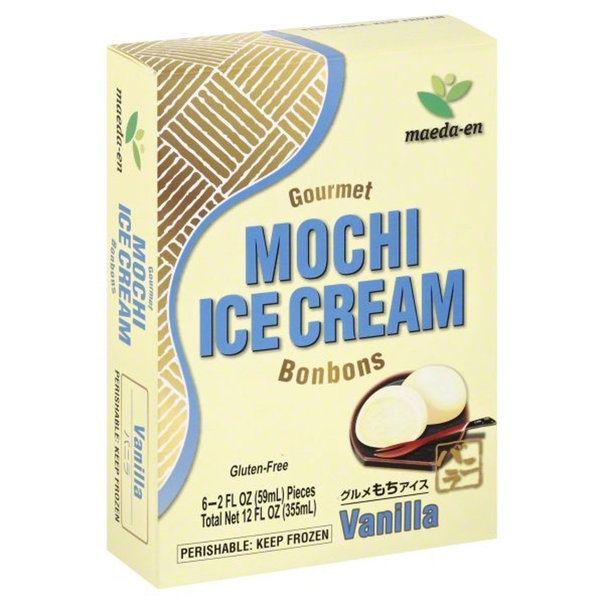 Calories in Maeda En Ice Cream, Mochi, Vanilla