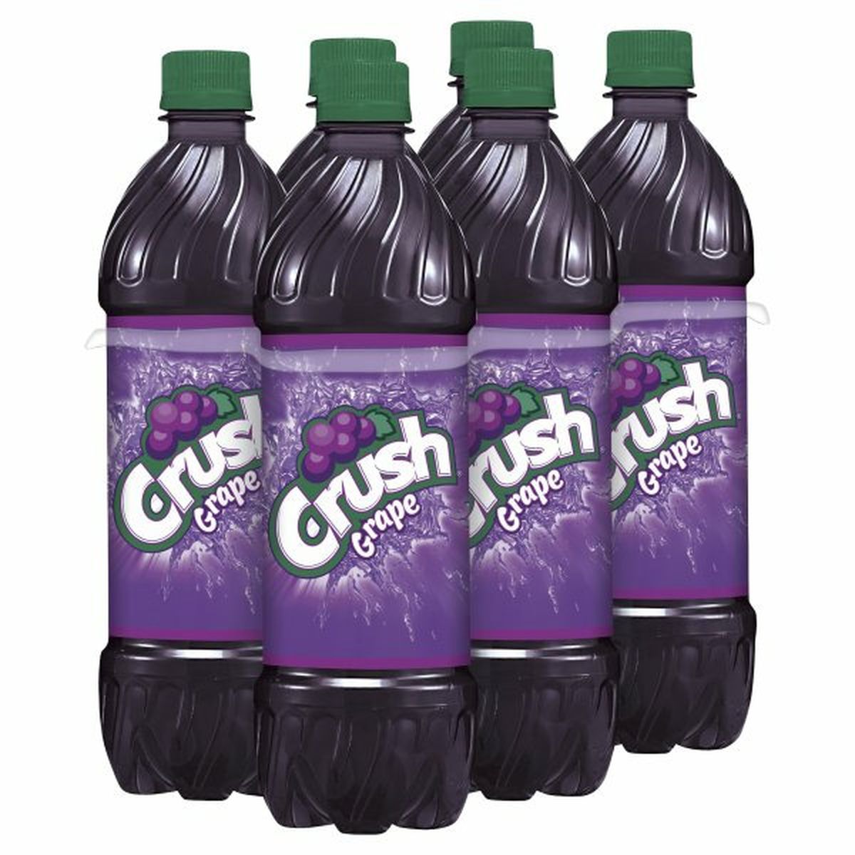 Calories in Crush Grape Soda Soda, Grape, 6 Pack