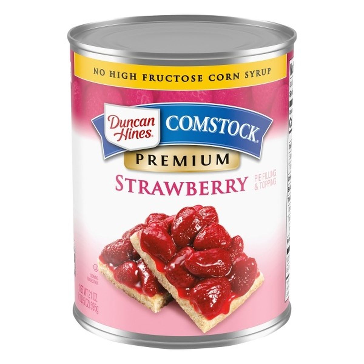 Calories in Duncan Hines Comstock Comstock Premium Pie Filling & Topping, Strawberry