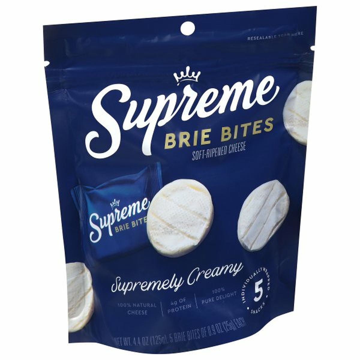 Calories in Supreme Star Brie Bites, Supremely Creamy