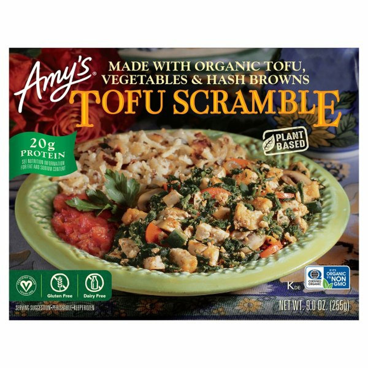 Calories in Amy's Kitchen Tofu Scramble