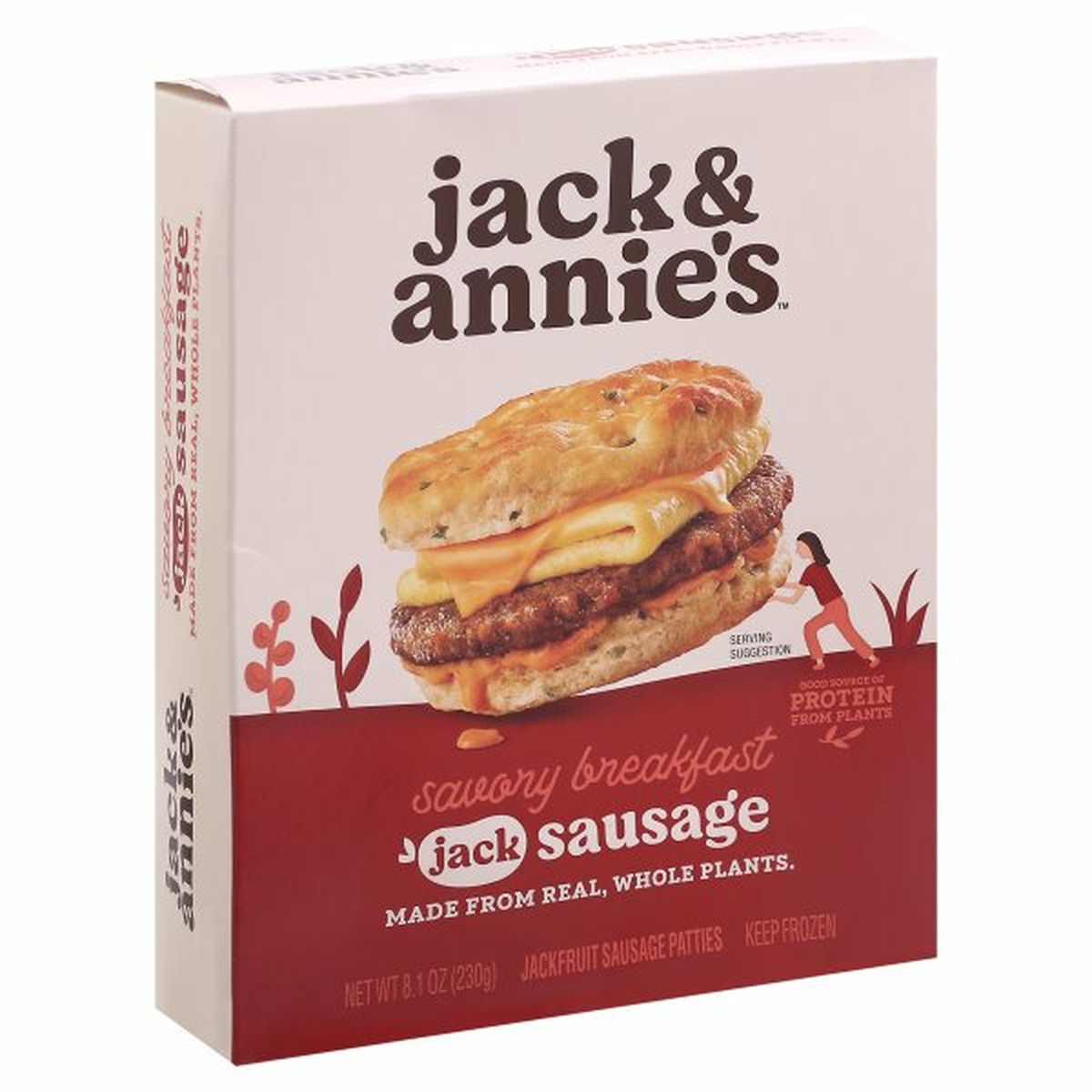 Calories in Jack & Annie's Jackfruit Sausage Patties, Savory Breakfast