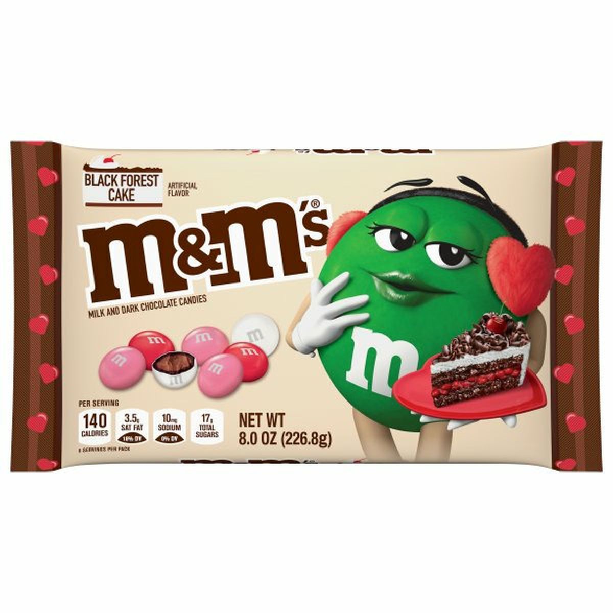 Calories in M&M's Chocolate Candies, Black Forest Cake
