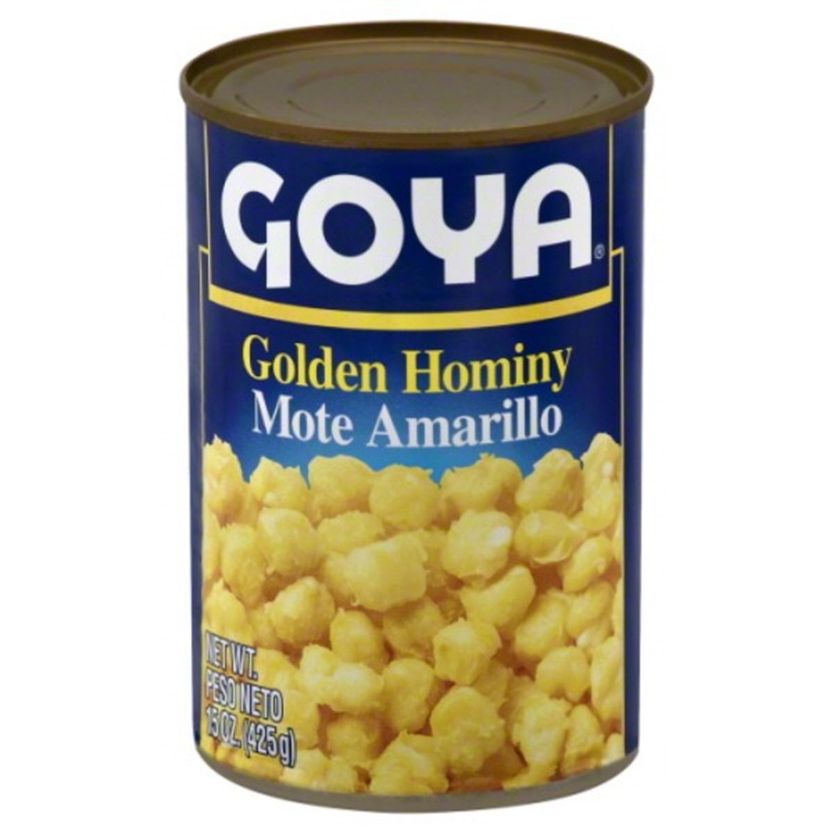 Calories in Goya Golden Hominy