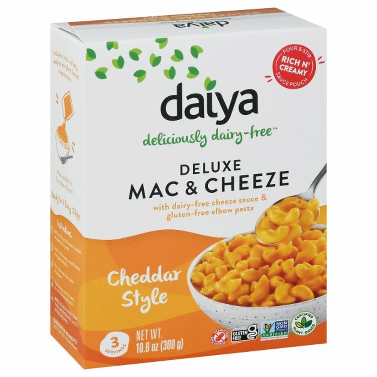Calories in Daiya Mac & Cheeze, Deluxe, Cheddar Style