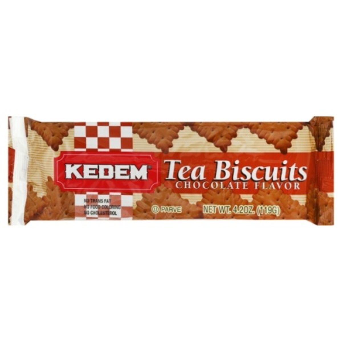 Calories in Kedem Tea Biscuits, Chocolate Flavor
