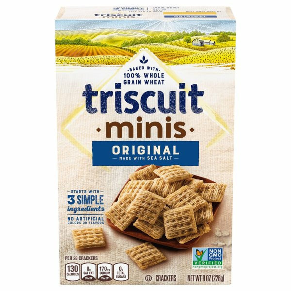 Calories in Triscuit Crackers, Original, Minis