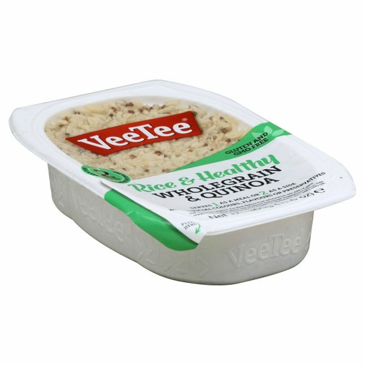 Calories in Veetee Rice & Healthy Brown Rice & Quinoa, Wholegrain
