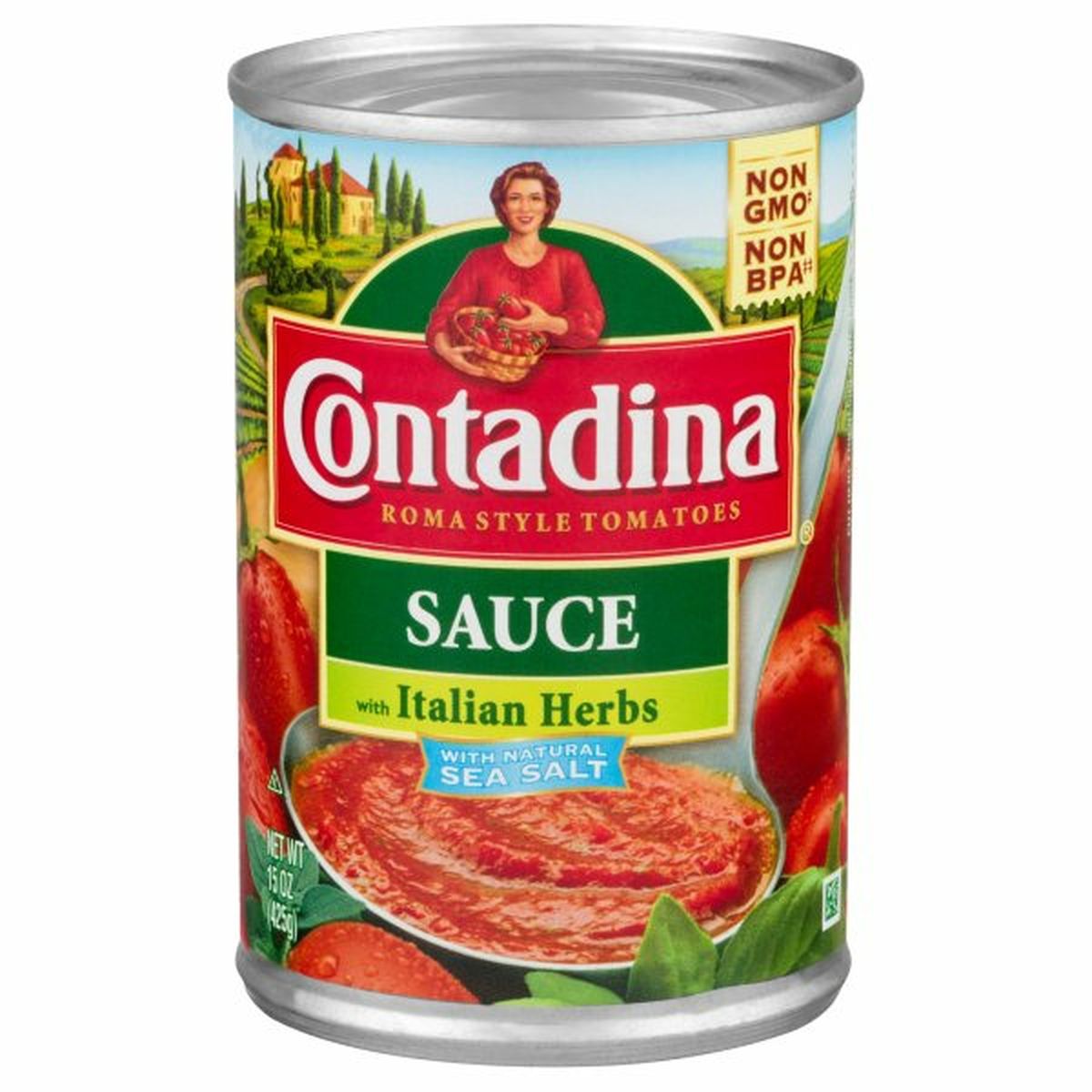 Calories in Contadina Sauce with Italian Herbs