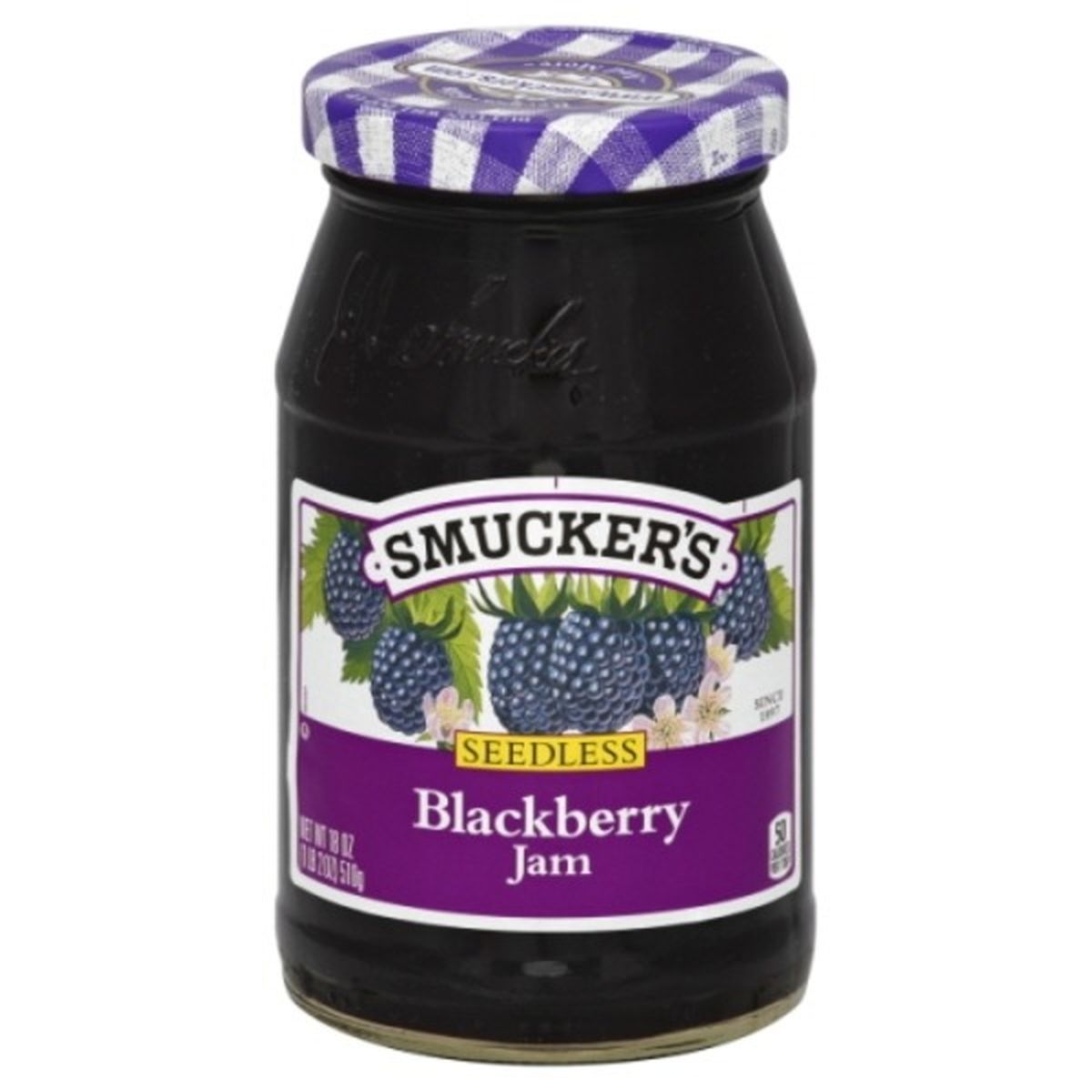 Calories in Smucker's Jam, Blackberry, Seedless