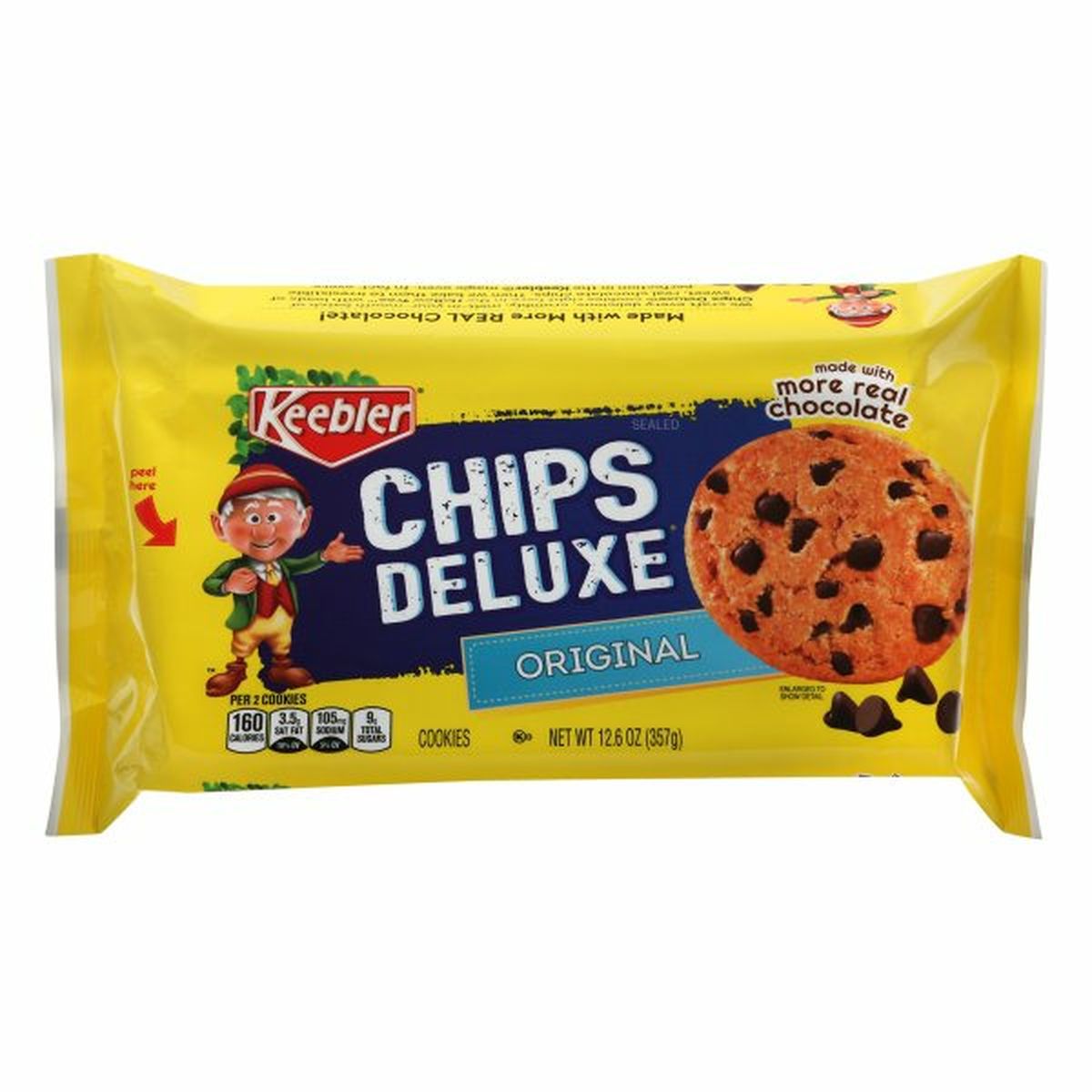 Calories in Keebler - Chips Deluxe Cookies, Original