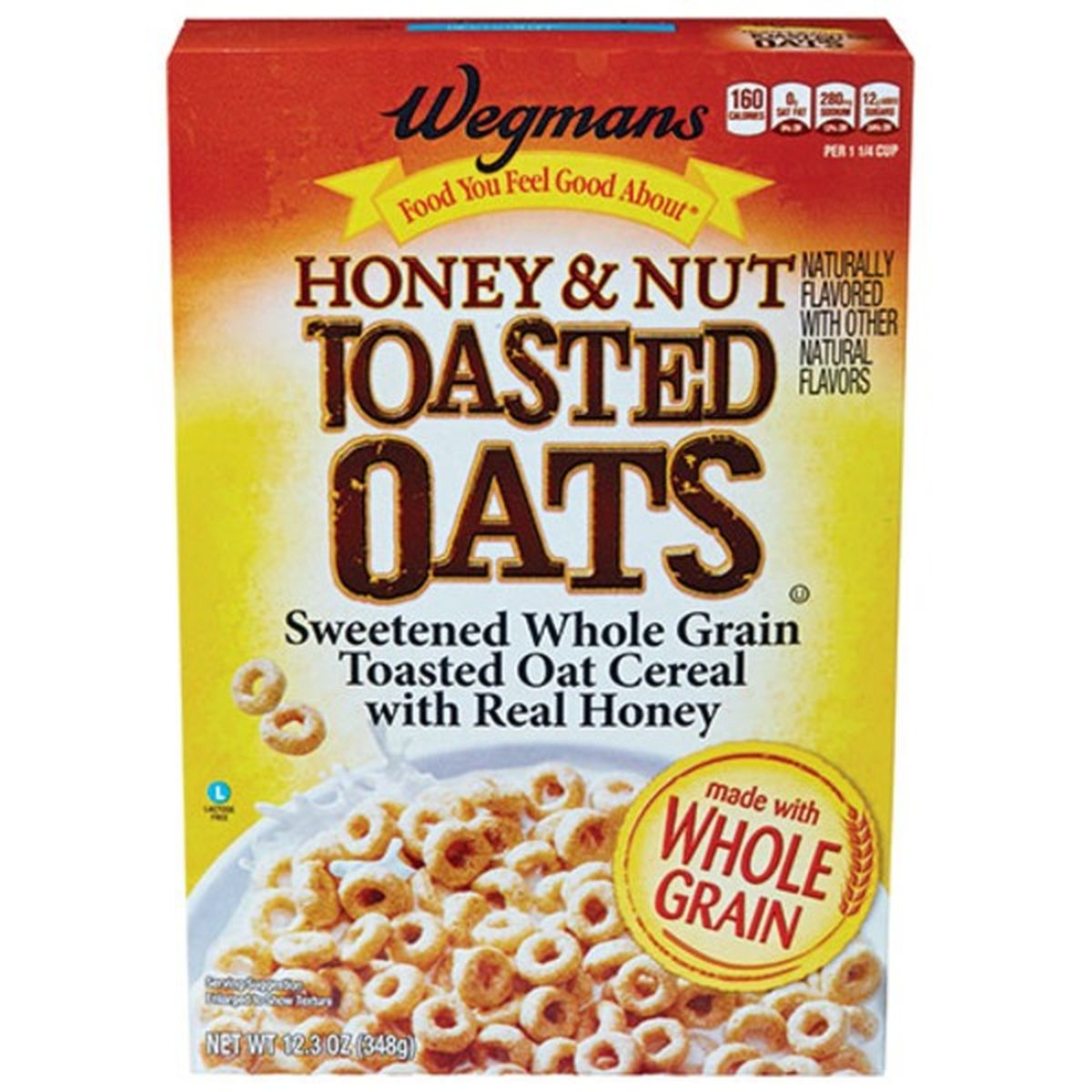 Calories in Wegmans Honey & Nut Toasted Oats Cereal