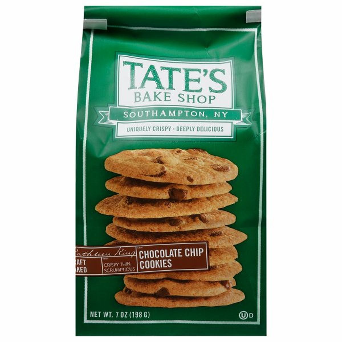 Calories in Tate's Bake Shop Cookies, Chocolate Chip