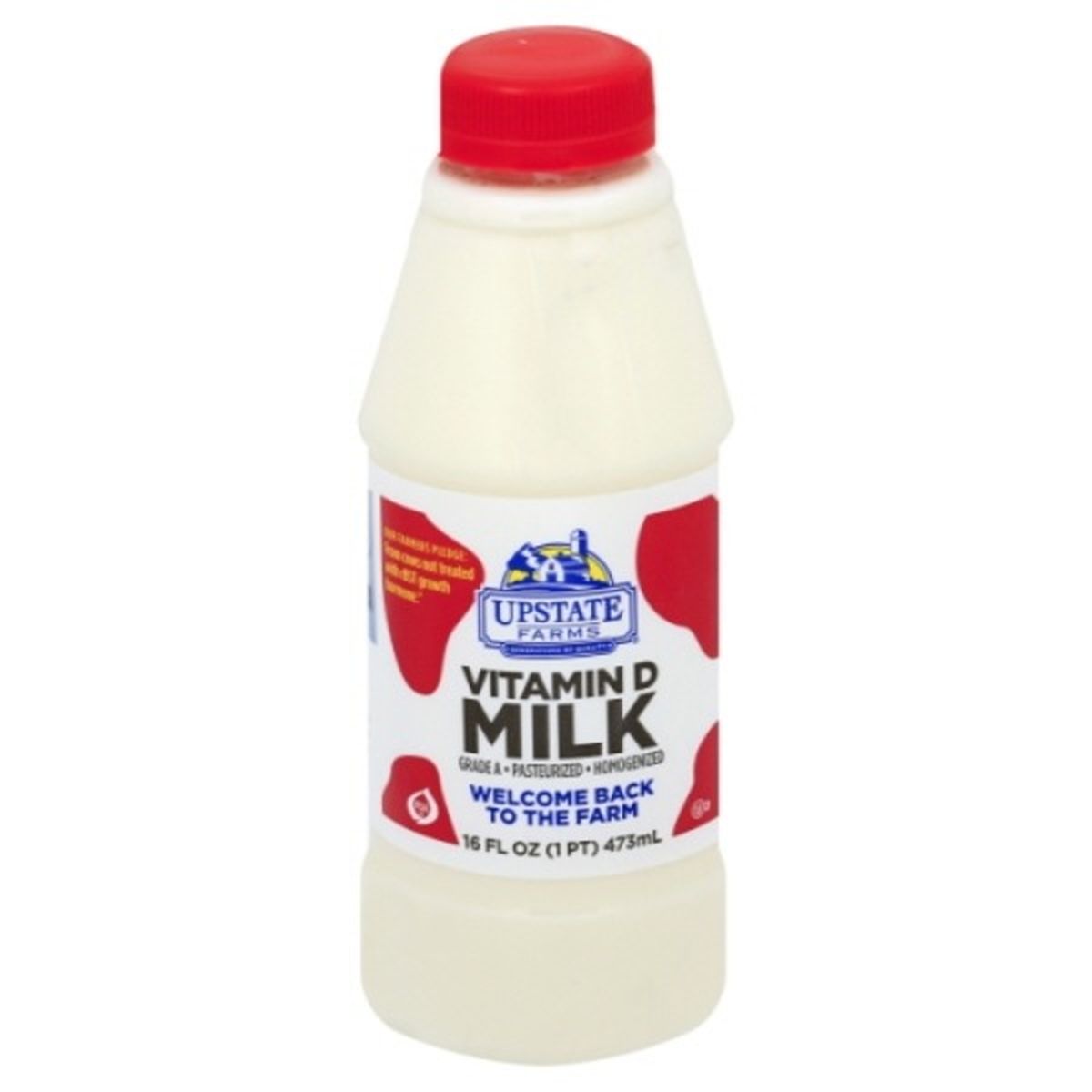 Calories in Upstate Farms Milk, Vitamin D
