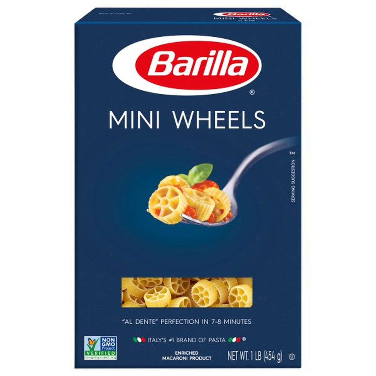 Calories in Barillas Wheels, Mini