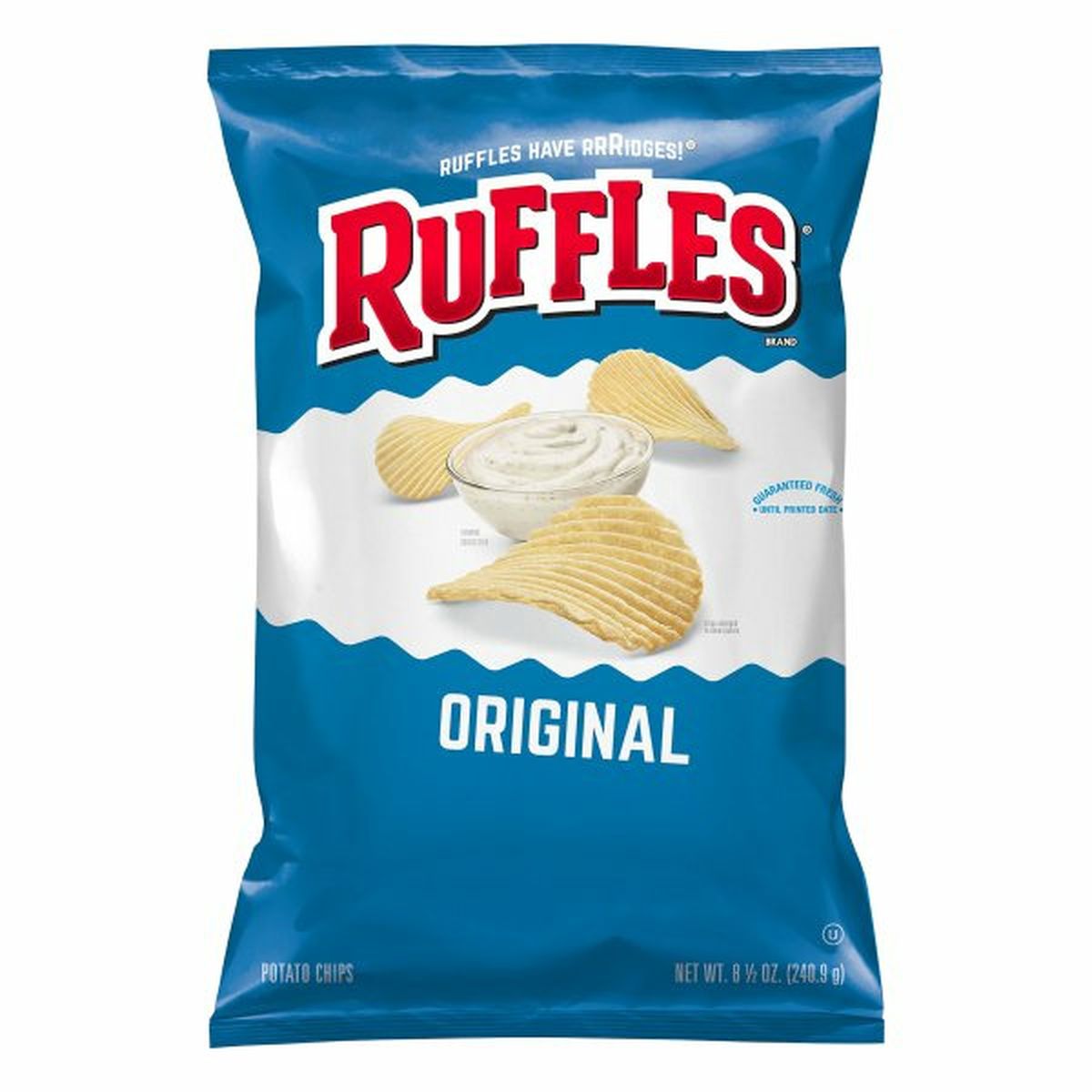 Calories in Ruffles Potato Chips, Original