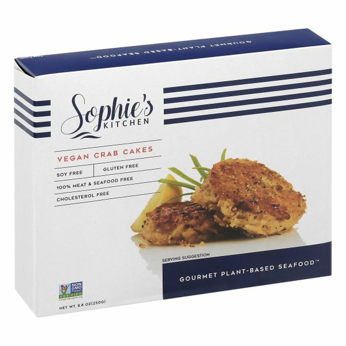 Calories in Sophie's Kitchen Crab Cakes, Vegan